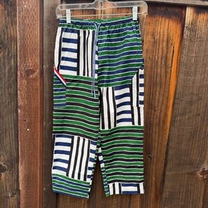 Sou Sou Kyoto Japan Pants Small Pull On Tapered 100% Cotton Artsy Relaxed